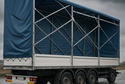 Усиленный каркас тента на прицепе — защита от сильного ветра